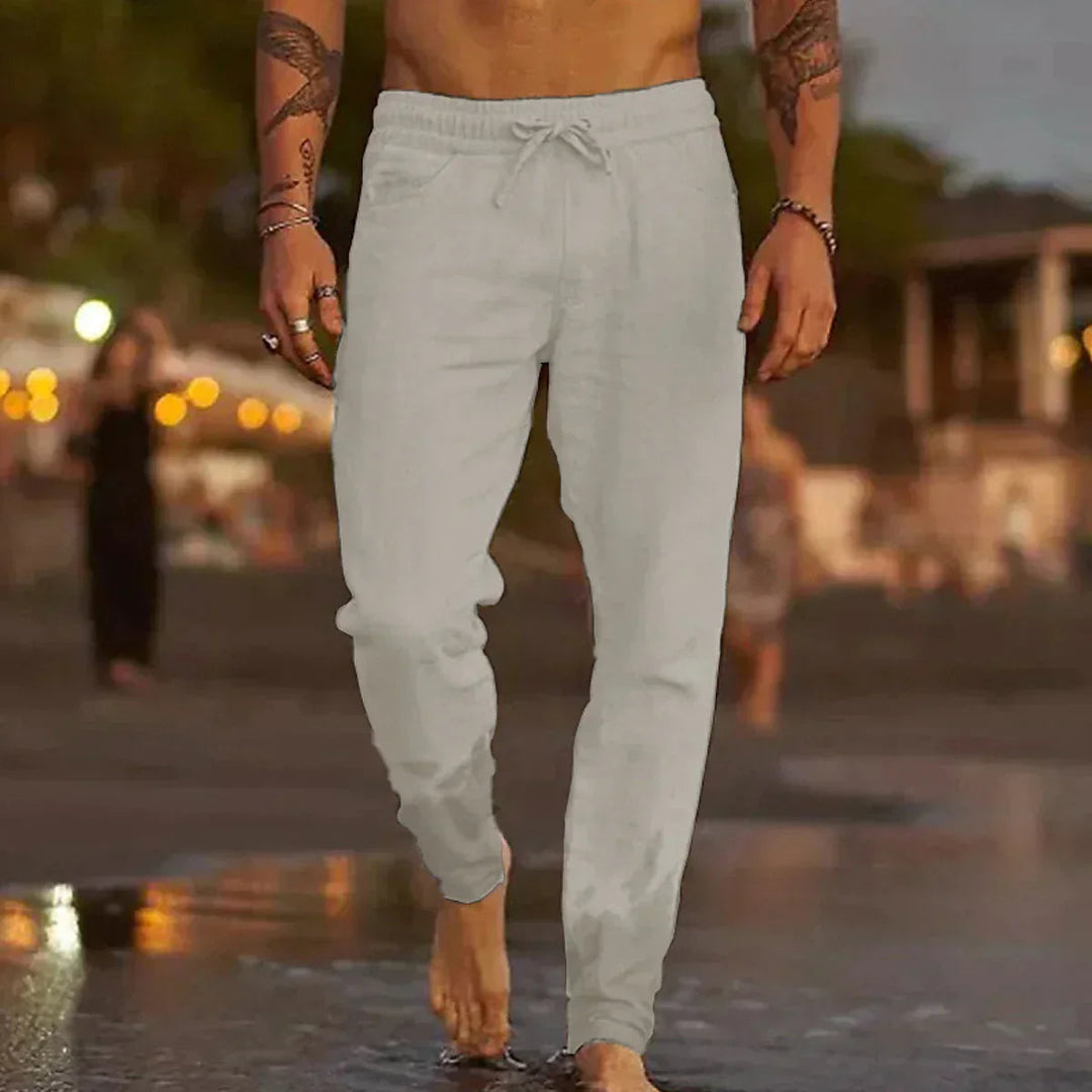 Pantalon de plage en lin MOKKAKAI