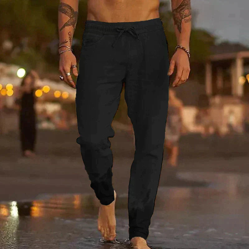 Pantalon de plage en lin MOKKAKAI