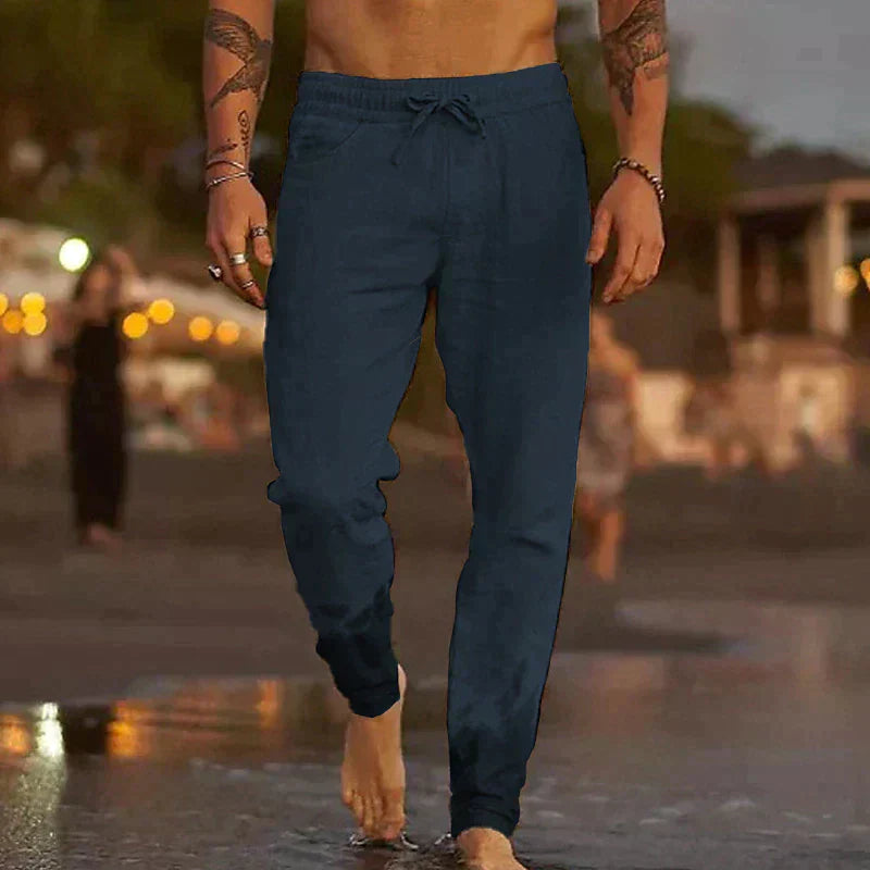 Pantalon de plage en lin MOKKAKAI