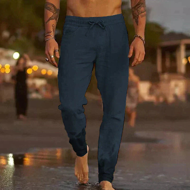 Pantalon de plage en lin MOKKAKAI