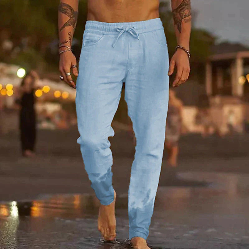 Pantalon de plage en lin MOKKAKAI
