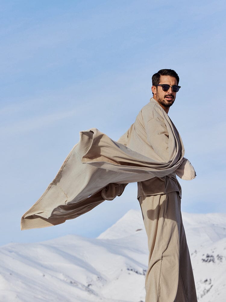 CozyLuxe™ Einfachs, weiches und dehnbares 3-teiligs Set MOKKAKAI