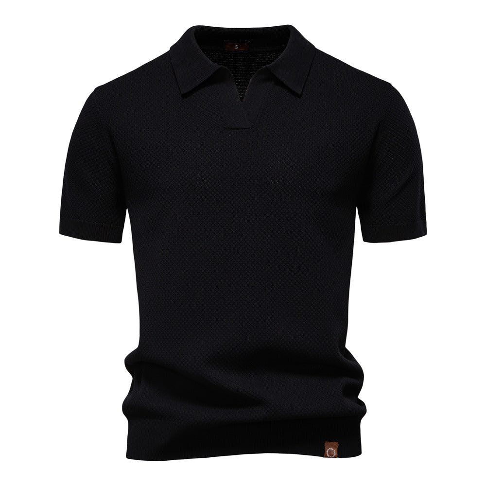 Ulrich – Strukturiertes Polo-Shirt MOKKAKAI
