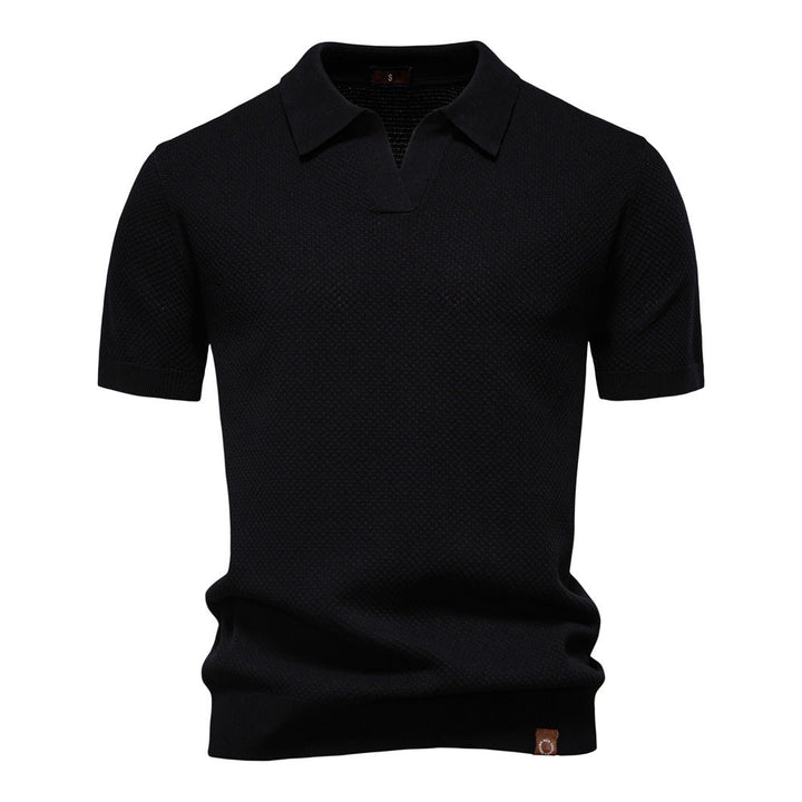 Ulrich – Strukturiertes Polo-Shirt MOKKAKAI