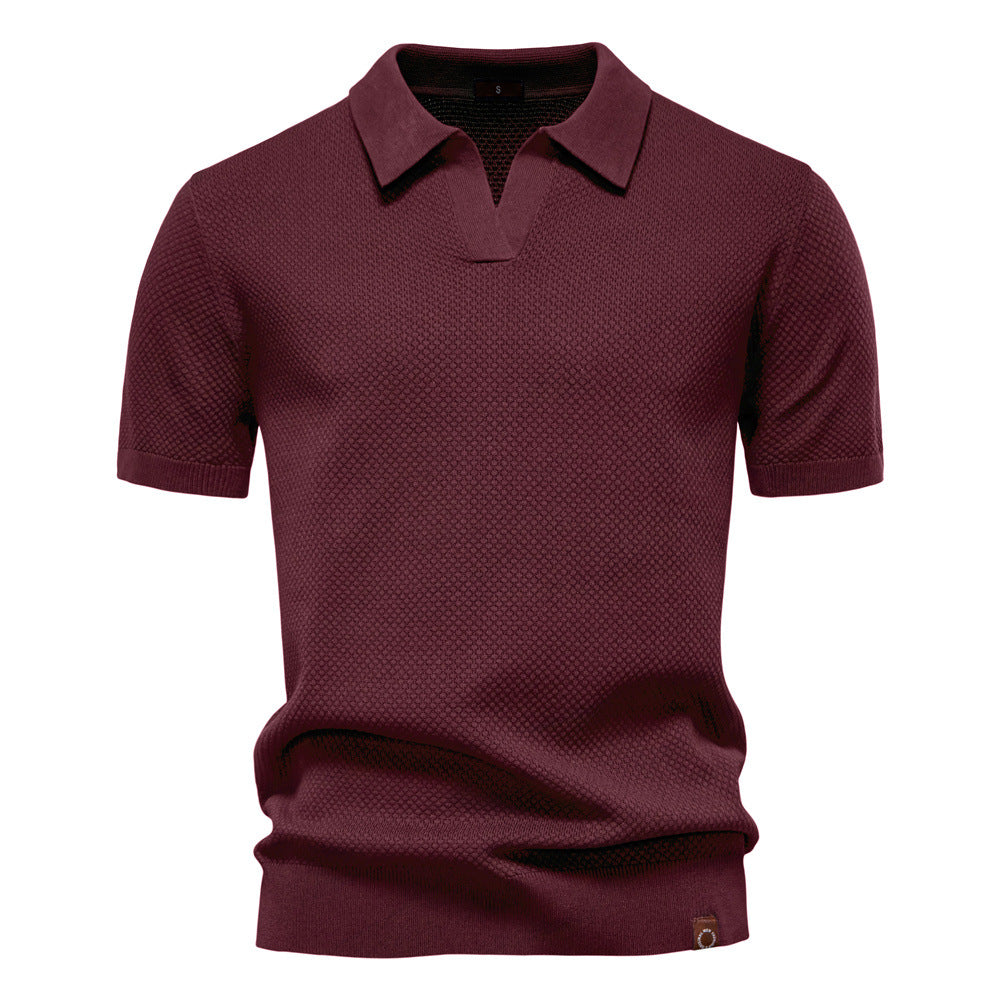 Ulrich – Strukturiertes Polo-Shirt MOKKAKAI
