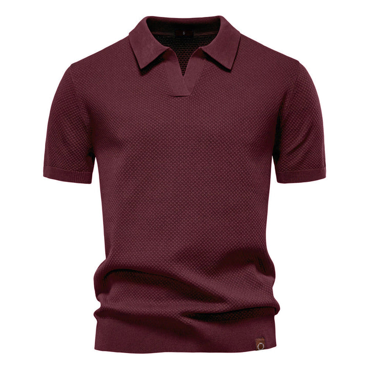 Ulrich – Strukturiertes Polo-Shirt MOKKAKAI