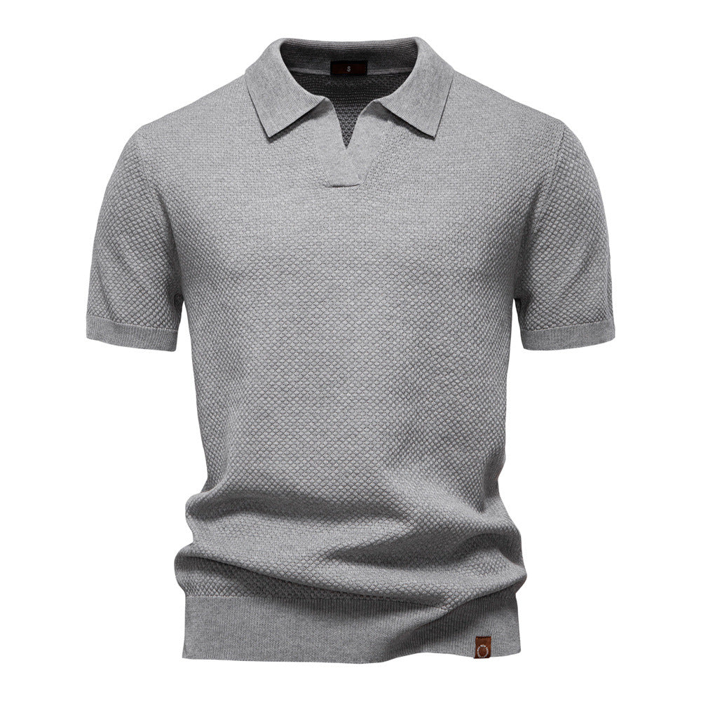Ulrich – Strukturiertes Polo-Shirt MOKKAKAI