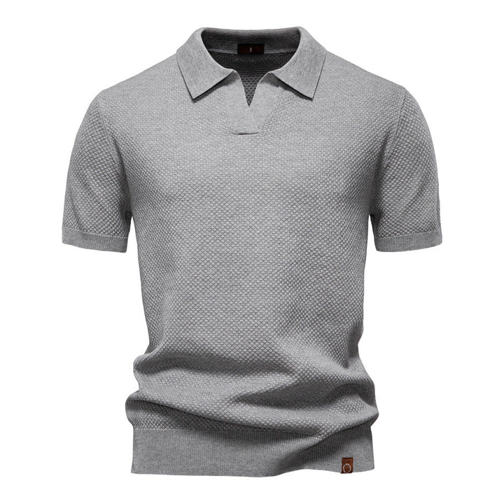 Ulrich – Strukturiertes Polo-Shirt MOKKAKAI