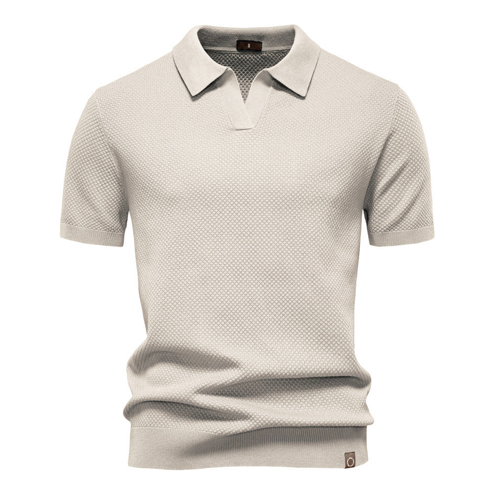 Ulrich – Strukturiertes Polo-Shirt MOKKAKAI