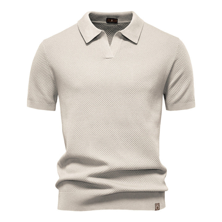 Ulrich – Strukturiertes Polo-Shirt MOKKAKAI