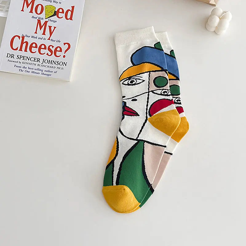 Pica™ Lässige Abstrakte Socken | Stil & Kunst für deine Füße MOKKAKAI
