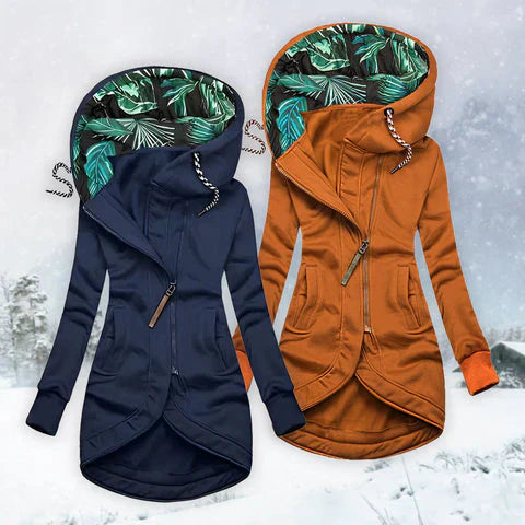 NORDALYA – Eleganter & Wärmender Wintermantel mit Kapuze MOKKAKAI