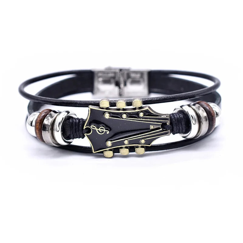 Guitar Leather Bracelet™ – Dr musikalischi Stil für dini Persönlichkeit MOKKAKAI