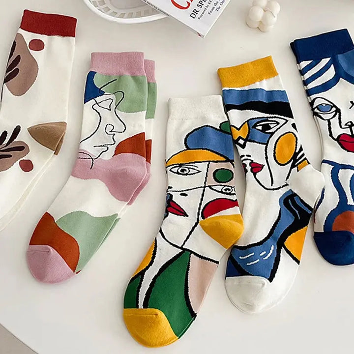 Pica™ Lässige Abstrakte Socken | Stil & Kunst für deine Füße MOKKAKAI