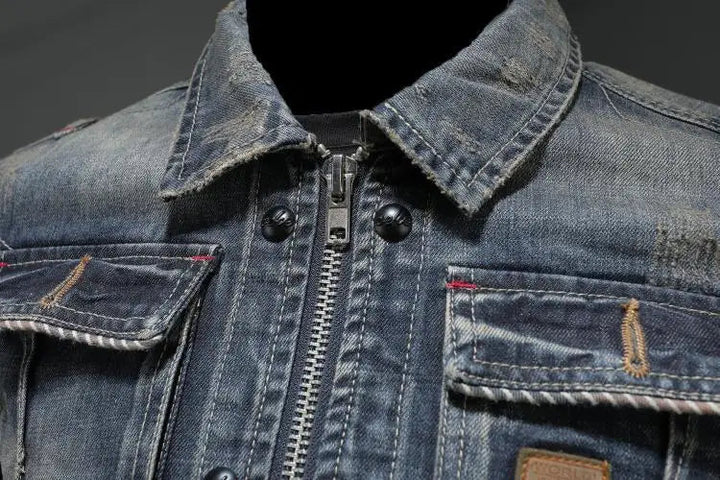 Carl | Retro-Denimjacke MOKKAKAI
