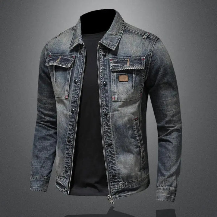 Carl | Retro-Denimjacke MOKKAKAI