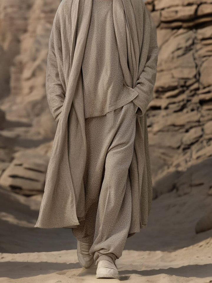 CozyLuxe™ Einfachs, weiches und dehnbares 3-teiligs Set MOKKAKAI