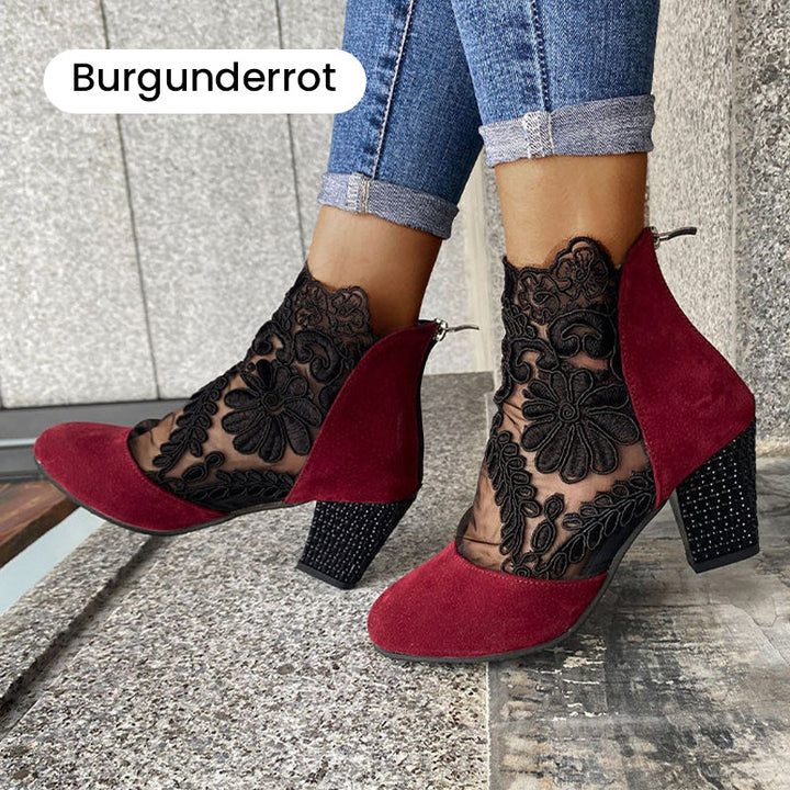 Damen High Heels mit eleganter Spitze für den Sommer MOKKAKAI