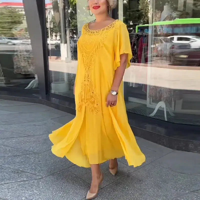 Lucia™ | Besticktes Kleid MOKKAKAI