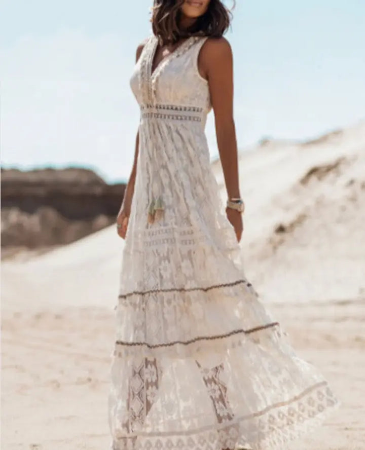 Carmina™ | Elegantes Boho-Kleid MOKKAKAI