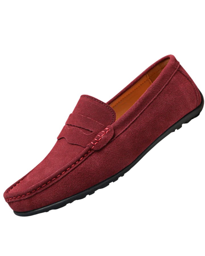 Mocassins rétro en daim pour hommes MOKKAKAI