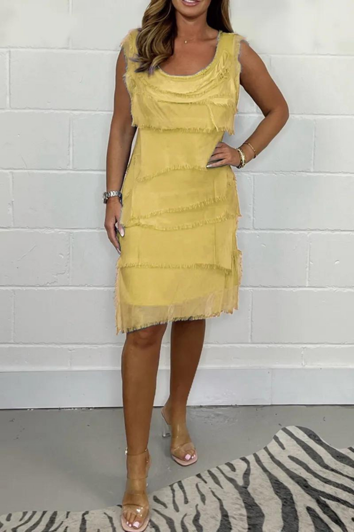 Isabella™ | Chiffon Ärmelloses Kleid MOKKAKAI