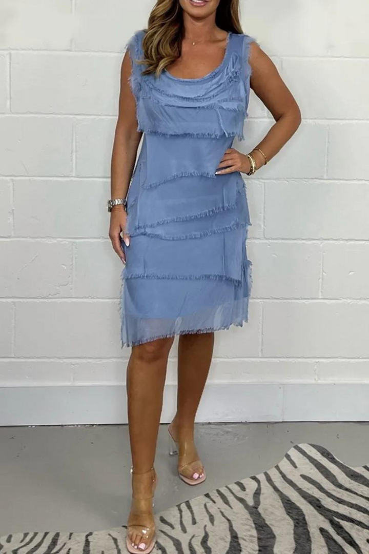 Isabella™ | Chiffon Ärmelloses Kleid MOKKAKAI