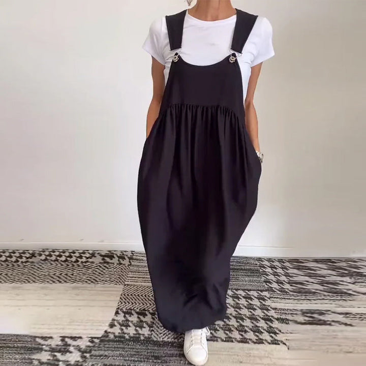 Kleid lässig einfarbig Hosenträger MOKKAKAI