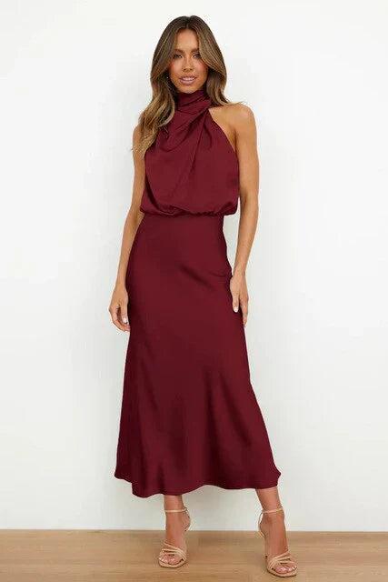 Benthe - Off-Shoulder Midi-Kleid MOKKAKAI