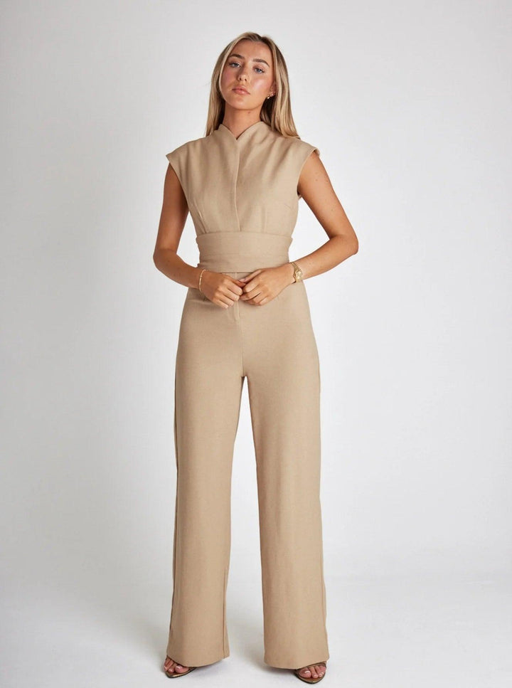 Jade | Eleganter ärmelloser Jumpsuit MOKKAKAI
