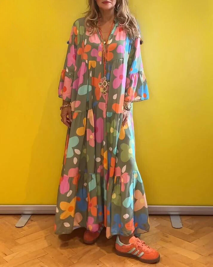 Blossom™ | Kleid mit Glockenärmeln MOKKAKAI