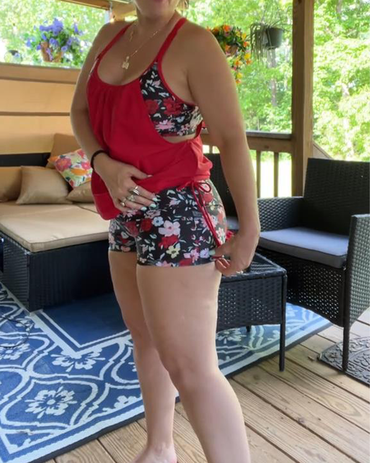 Badeanzug Bedruckt Träger Boxer MOKKAKAI