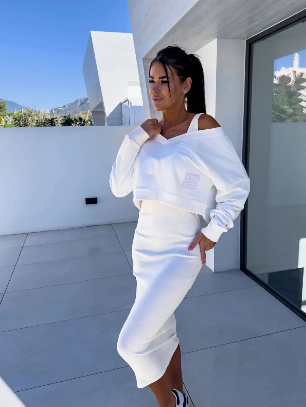 Sabrina™ | 2-teiliges Set (Sweatshirt und Kleid) MOKKAKAI