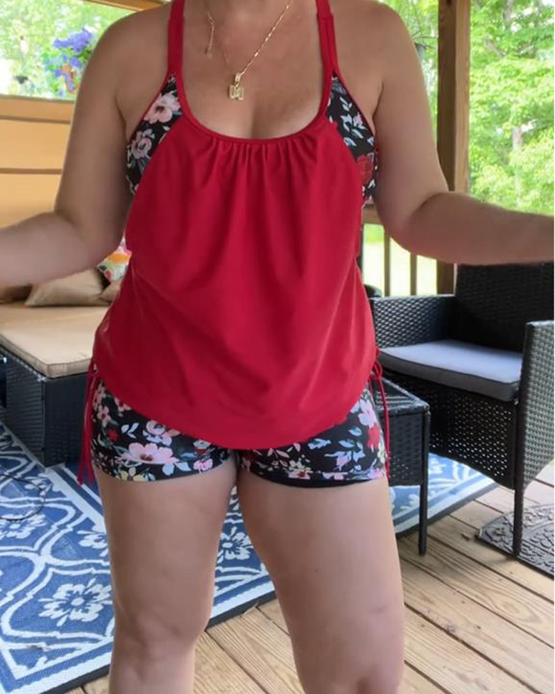 Badeanzug Bedruckt Träger Boxer MOKKAKAI