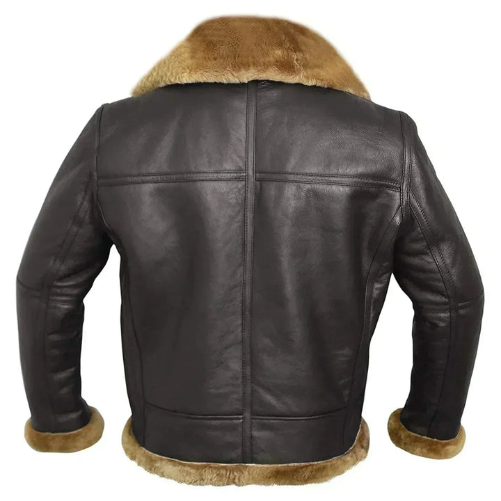Fletcher™ | Premium Lammfelllederjacke MOKKAKAI