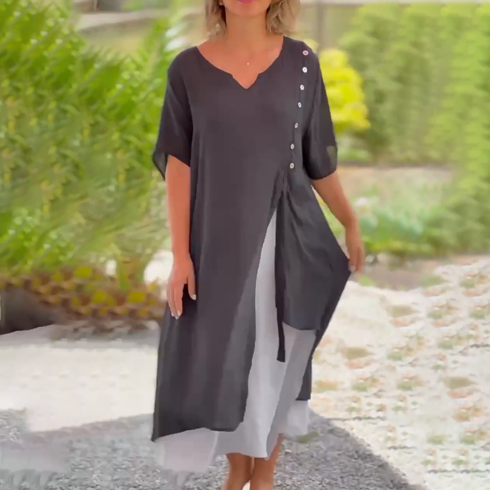 Amina™ | Stilvolles Kleid MOKKAKAI
