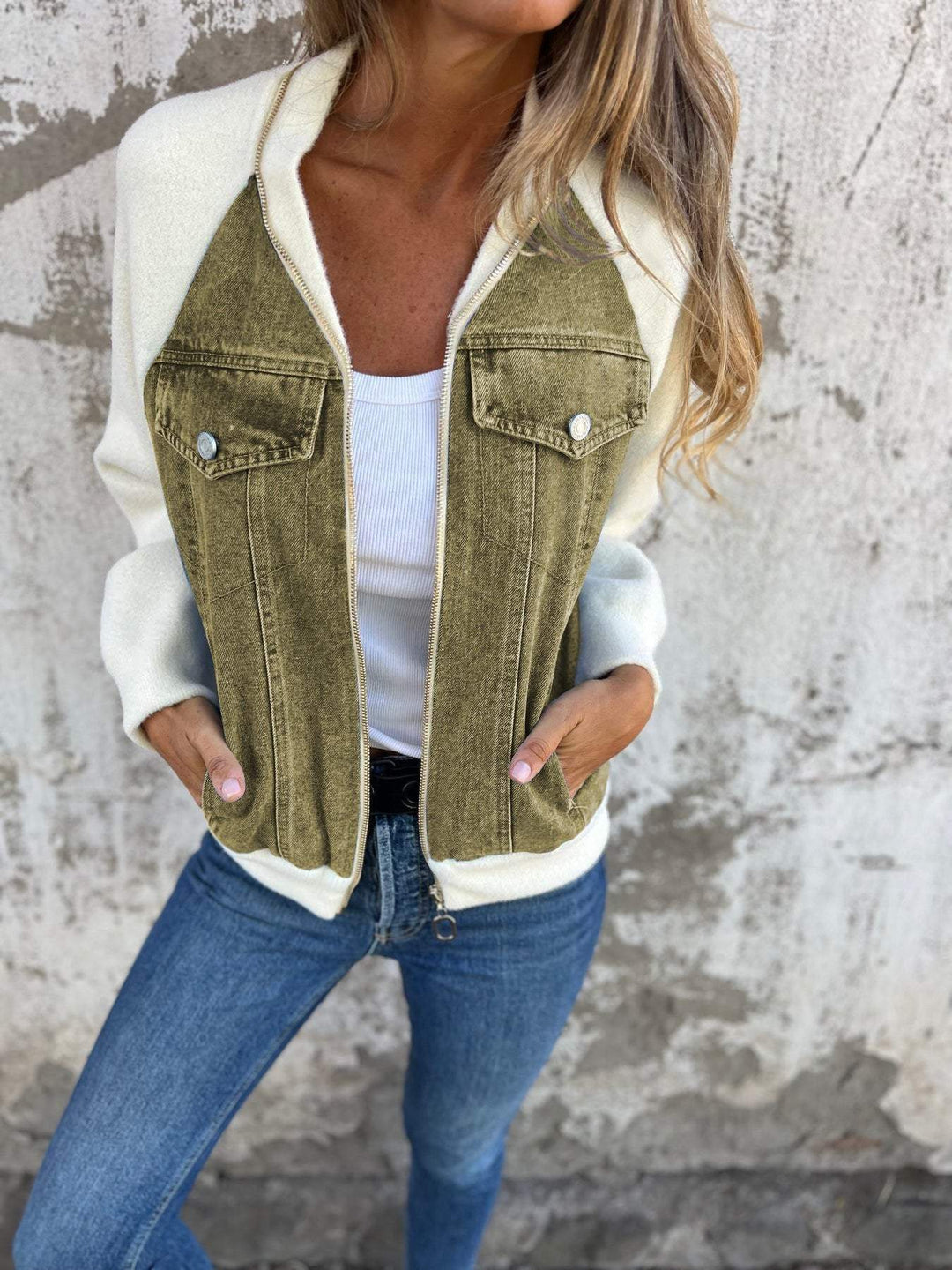 Oliva | Jacke mit Jeansstoff MOKKAKAI