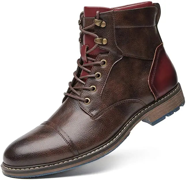 Leo™ - Handgefertigte Premium Oxford-Stiefel aus Leder MOKKAKAI