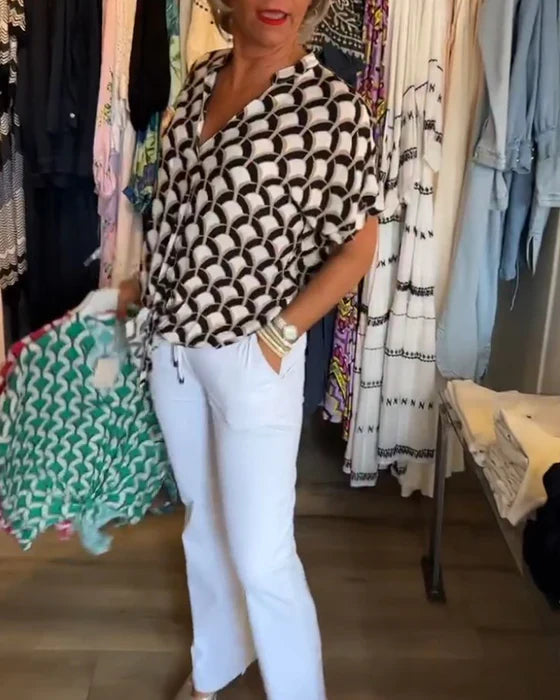 Orelia | Top mit Druck MOKKAKAI