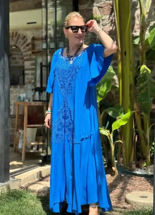 Lucia™ | Besticktes Kleid MOKKAKAI