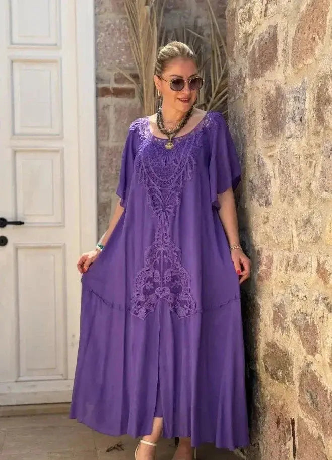 Lucia™ | Besticktes Kleid MOKKAKAI