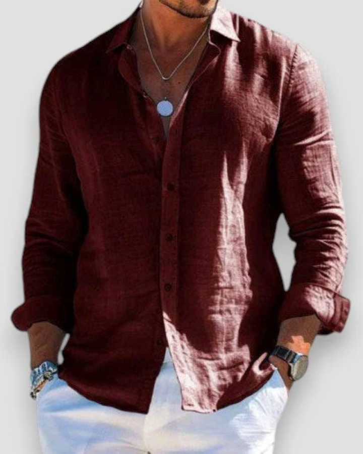 Chemise décontractée pour hommes MOKKAKAI