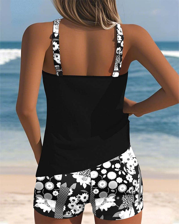 Badeanzug Tanktop Bedruckt Boxer MOKKAKAI