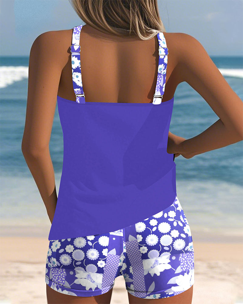 Badeanzug Tanktop Bedruckt Boxer MOKKAKAI