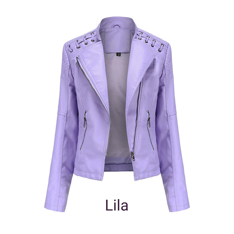 ✨Jacke aus Gewaschenem Lammleder✨kostenlose Lieferung MOKKAKAI