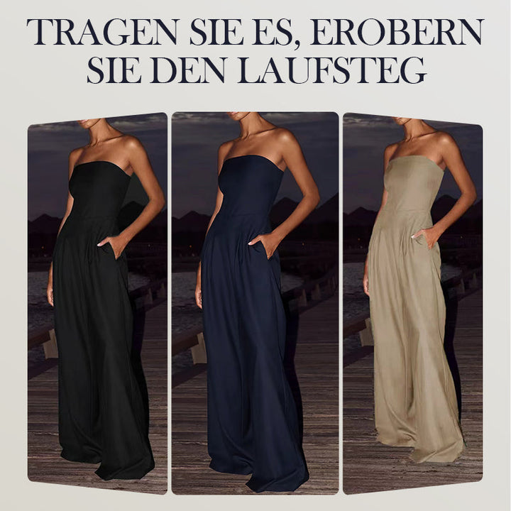 🌲Ärmelloser Jumpsuit mit Taschen💝 MOKKAKAI