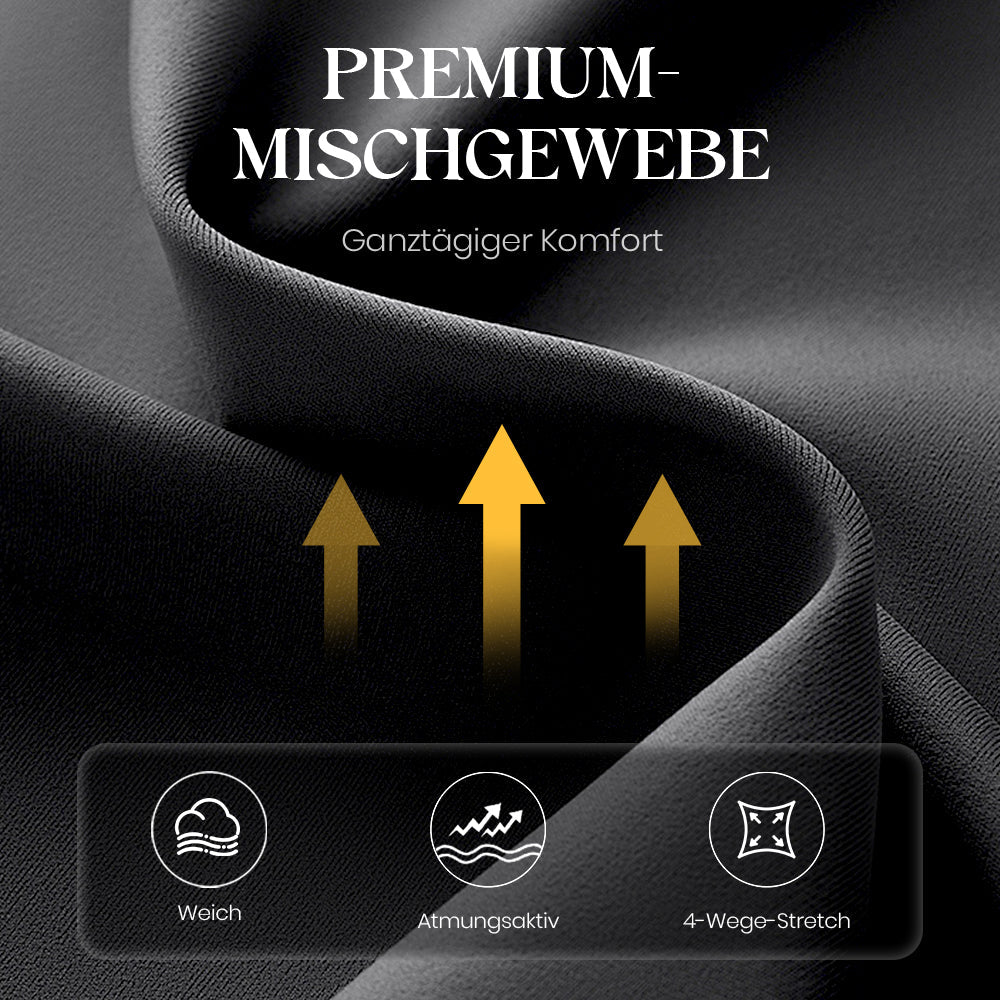 👗Damen elegantes Midikleid mit Stehkragen und Spitzen-Detail am Rücken MOKKAKAI