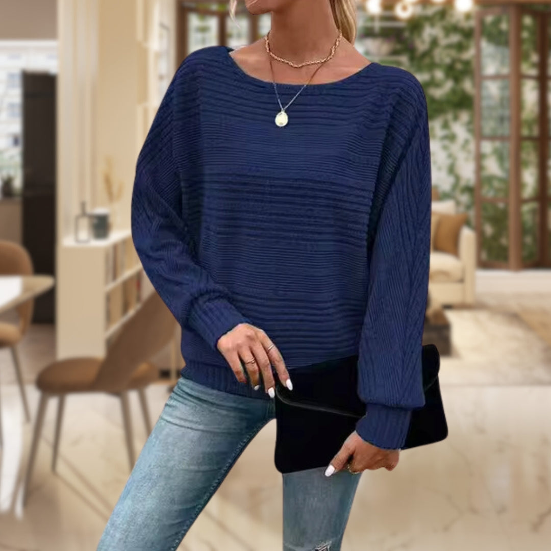 Anna - Texturierter Pullover für Damen MOKKAKAI
