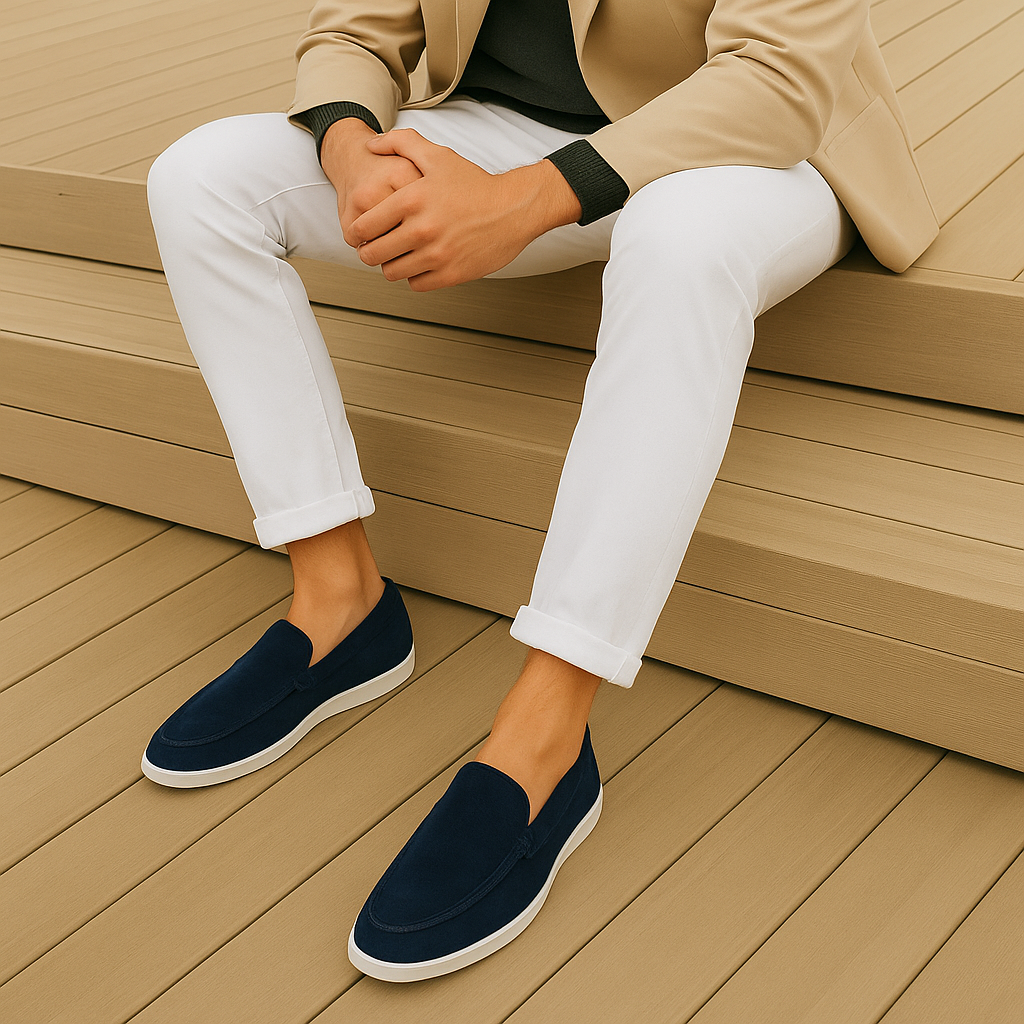 Mocassins élégants en daim MOKKAKAI