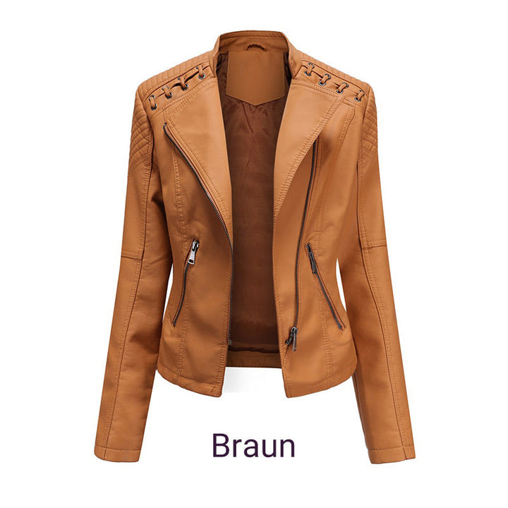✨Jacke aus Gewaschenem Lammleder✨kostenlose Lieferung MOKKAKAI
